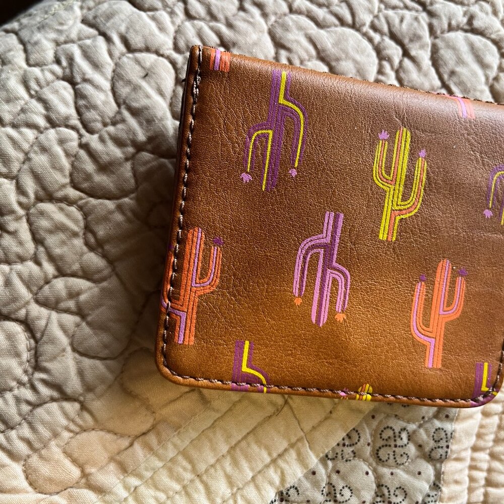 Fossil Cactus Mini Wallet